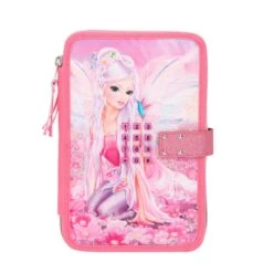 Depesche 11196 FANTASYModel Federtasche Mit Code FAIRY Fee Elfe Kolibri Rosa