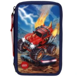 Depesche 11859 Monster Cars 3-Fach Federtasche LED Monster Truck -Nici Günstiges Plüsch Geschäft 0011859 0011859 11859 2 image zoom