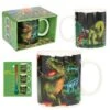 Depesche 12119 Dino World Magic Becher Magische Tasse Mit Temperatur-Effekt Dinosaurier