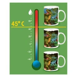 Depesche 12119 Dino World Magic Becher Magische Tasse Mit Temperatur-Effekt Dinosaurier -Nici Günstiges Plüsch Geschäft 0012119 0012119 12119 5 image zoom