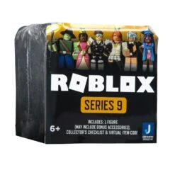 JAZWARES Roblox Sammelfiguren Im Mystery Würfel Schwarz Golden Serie 9 ROG0197