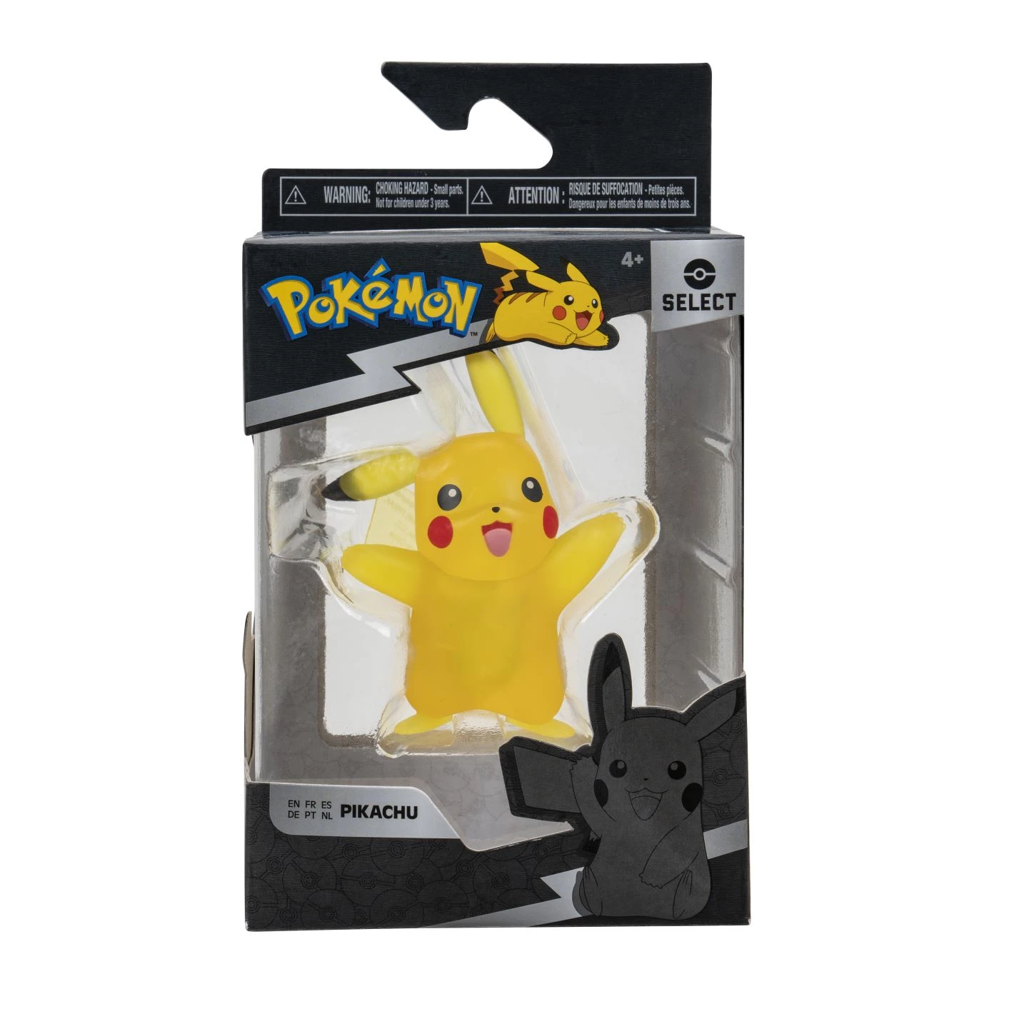 Jazwares PKW2402 Pokemon Select Battle Figur - Pikachu Translucent 1 Jazwares PKW2402 Pokemon Select Battle Figur - Pikachu Translucent