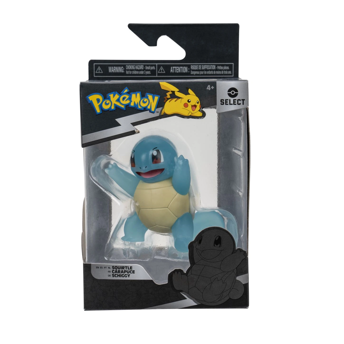 Jazwares PKW2404 Pokemon Select Battle Figur - Schiggy Translucent 1 Jazwares PKW2404 Pokemon Select Battle Figur - Schiggy Translucent