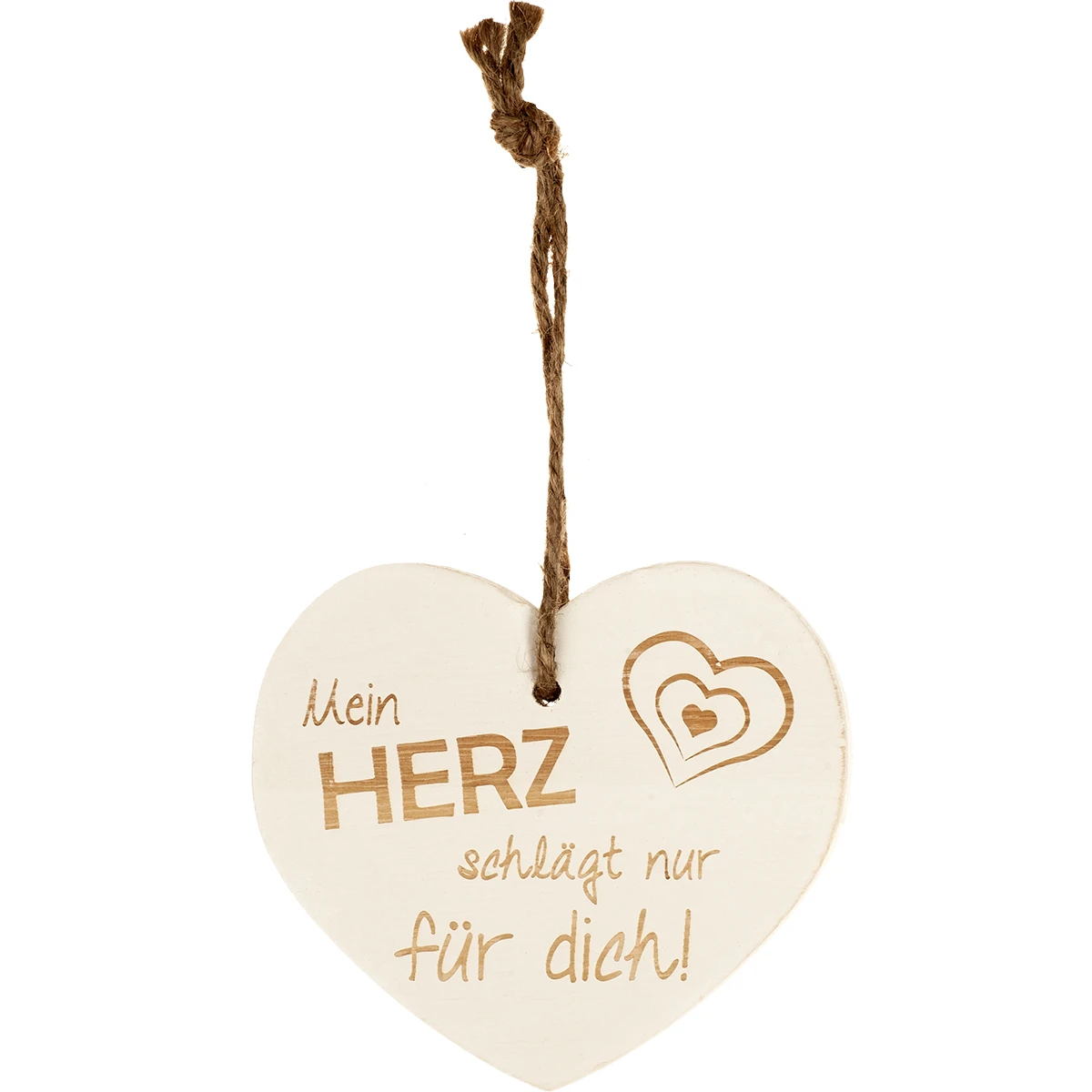 Kleines Vintage-Herz Aus Holz "Mein Herz Schlägt Nur Für Dich" 24001 1 Kleines Vintage-Herz Aus Holz "Mein Herz Schlägt Nur Für Dich" 24001