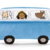 Nici 31904 Kissen Bus Blau Schafe Jolly Mäh 41x26cm Plüsch Kuschelkissen