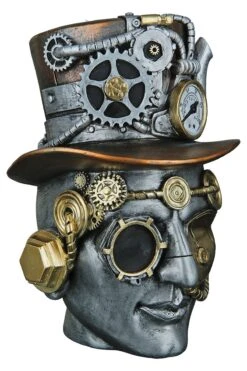 Gilde 37151 Steampunk Figur Kopf Männlich Ca. 20cm Dekoration -Nici Günstiges Plüsch Geschäft 37151 2 2