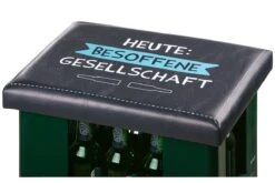 Gilde Bierkasten Sitzkissen "Besoffene Gesellschaft" 44x34cm Sitzpolster Schwarz 42994 -Nici Günstiges Plüsch Geschäft 42994 1
