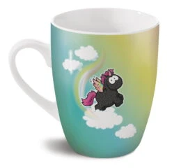 Nici 47387 Porzellantasse 310ml Einhorn Rainbow Yin & Yang Auf Wolken -Nici Günstiges Plüsch Geschäft 47387 02 ZA Frei 2048x1992