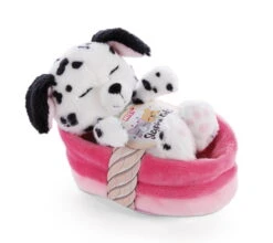 Nici 47891 Sleeping Pets Puppies Schlafender Dalmatiner Welpe Im Körbchen 12cm