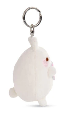 Nici 48220 Schlüsselanhänger Molang Mit Regenbogenherz 8cm Plüsch Kawaii -Nici Günstiges Plüsch Geschäft 48220 03 ZA Frei
