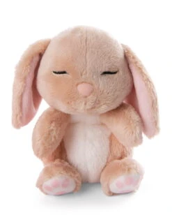 Nici 48708 Sleeping Pets Bunnies Hase Karamell 12cm Schlafend Im Körbchen Peach -Nici Günstiges Plüsch Geschäft 48708 05 ZA Frei 1640x2048