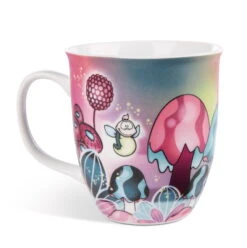 Nici 49113 Tasse Einhorn Midnight Floral "Be A Light In The Dark" Ca 360ml -Nici Günstiges Plüsch Geschäft 49113 04 ZA weiss 2039x2048