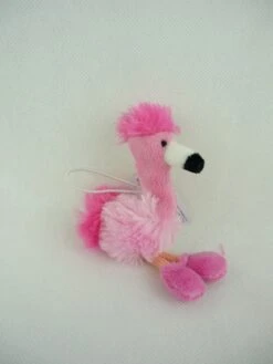 Schaffer 3722 SuperMini Anhänger Plüsch Flamingo Chantal Handyanhänger Ca 10cm