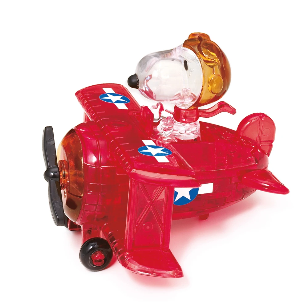 HCM Kinzel Crystal Puzzle 3D - Snoopy Flying Ace 40 Teile Ca. 10cm 59151 1 HCM Kinzel Crystal Puzzle 3D - Snoopy Flying Ace 40 Teile Ca. 10cm 59151