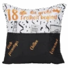 Hergo Sofahelden Kissen Mit Taschen 43x43cm - 18. Geburtstag 8773