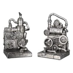Gilde 89299 Steampunk Buchstütze Maschine 2er-Set Je 19cm Dekoration -Nici Günstiges Plüsch Geschäft 89299 4 1