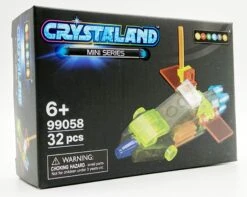 Johntoy N-Brix Crystaland Mini Series Bausteine - 99058 Düsenfahrzeug (32 Teile)