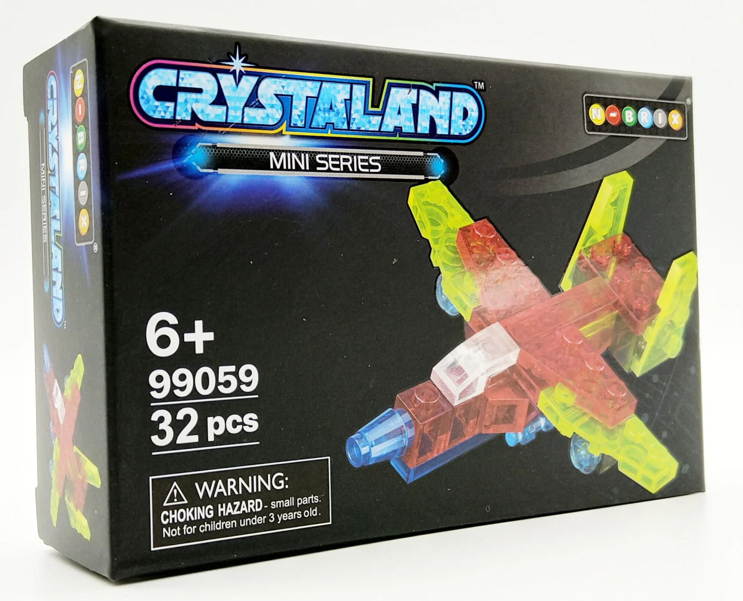 Johntoy N-Brix Crystaland Mini Series Bausteine - 99059 Passagierflugzeug (32 Teile) 1 Johntoy N-Brix Crystaland Mini Series Bausteine - 99059 Passagierflugzeug (32 Teile)
