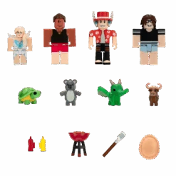JAZWARES Roblox Mix & Match 4 Figuren Mit Viel Zubehör - Adopt Me: Backyard BBQ ROG0190 -Nici Günstiges Plüsch Geschäft Adopt me Backyard BBQ ROG0190 NS Composite OP kk