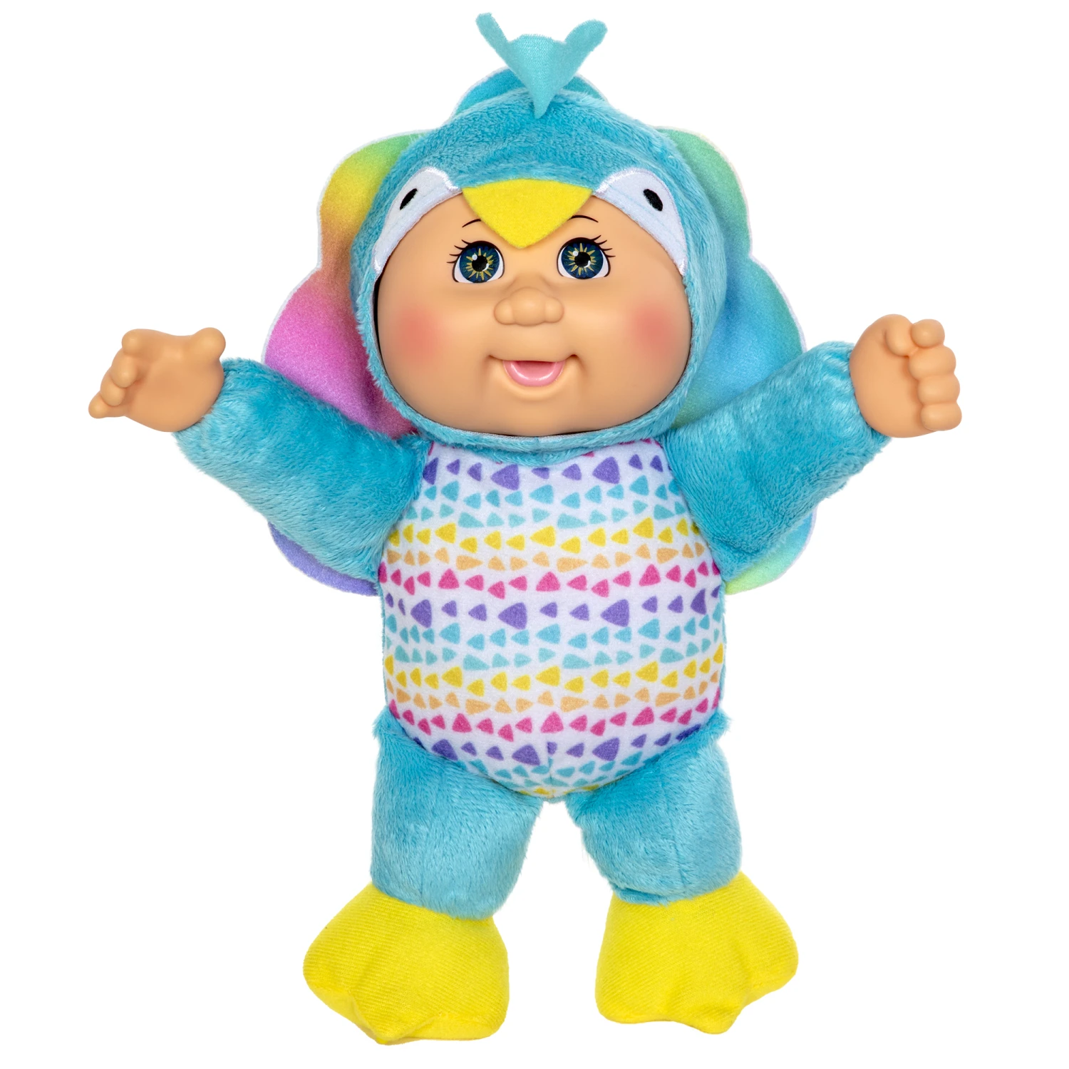 JAZWARES Cabbage Patch Kids Rainbow Garden Collectible Cuties Puppe #167 Mila Pfau 1 JAZWARES Cabbage Patch Kids Rainbow Garden Collectible Cuties Puppe #167 Mila Pfau