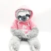 Faultier Sloth Mit Rosa Hoodie "Be Mine" Plüsch Kuscheltier Liebe 30cm
