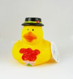 Gummiente Badeente Mit Quietsche - Bräutigam Rosenkavalier