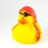 Gummiente Badeente Mit Quietsche - Pirat Mit Rotem Tuch