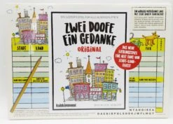 Zwei Doofe Ein Gedanke - Spielblock - Das Alternativ-Spiel Zu Stadt-Land-Fluss