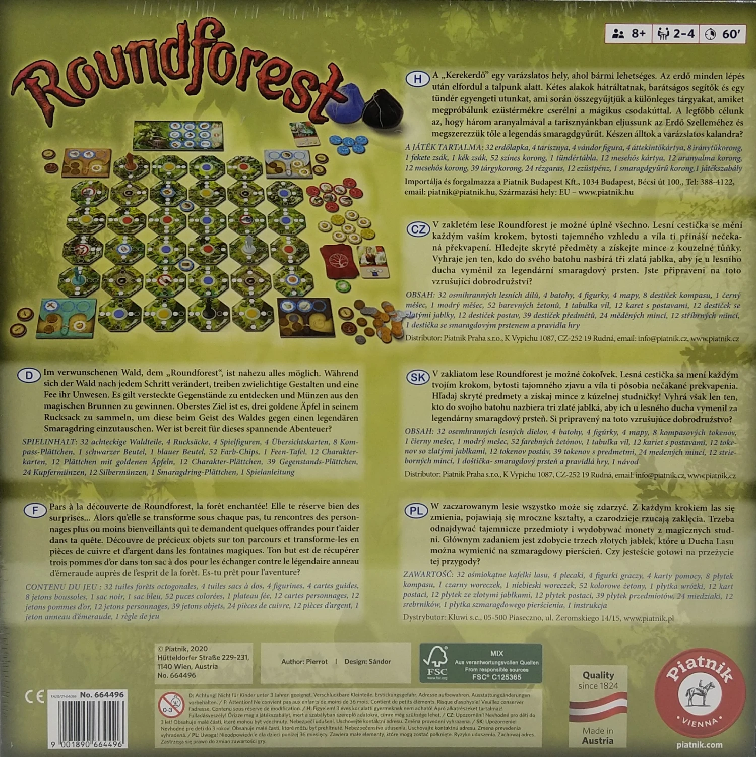 Piatnik Roundforest Brettspiel Im Verwunschenen Wald Rätsel Für 2-4 Spieler 3 Piatnik Roundforest Brettspiel Im Verwunschenen Wald Rätsel Für 2-4 Spieler – Bild 3