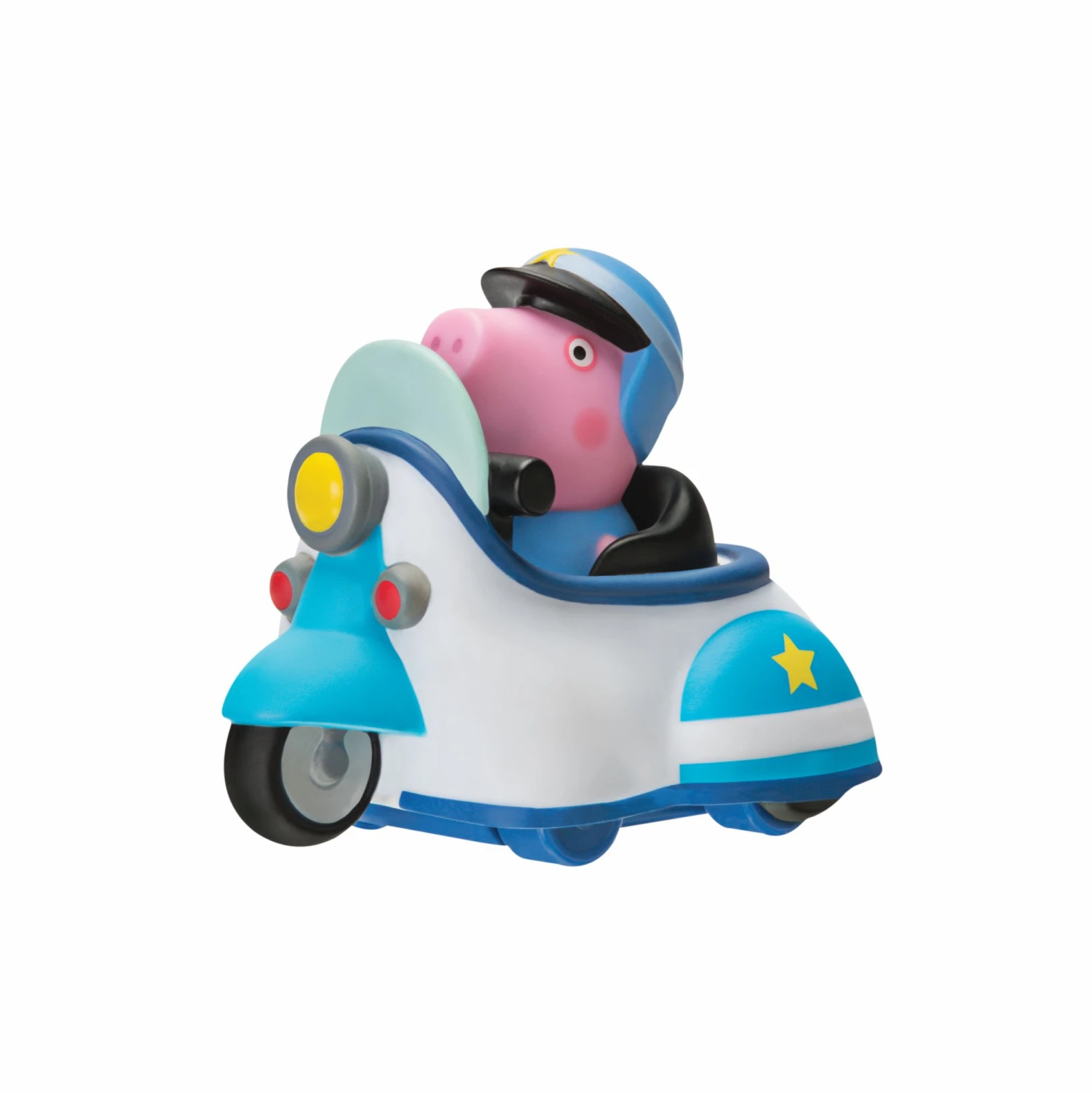 Peppa Pig Mini Flitzer Jazwares 95785 Polizei Roller 1 Peppa Pig Mini Flitzer Jazwares 95785 Polizei Roller