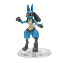 Jazwares PKW2411 Pokémon Epische Kampf-Figur Beweglich Ca. 20cm - Lucario -Nici Günstiges Plüsch Geschäft Pokemom Select 6In Lucario W2 PKW2411 OP 2 kk