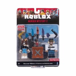 JAZWARES Roblox Mix & Match 2 Figuren Mit Zubehör - Murder Mystery 2 ROB0209