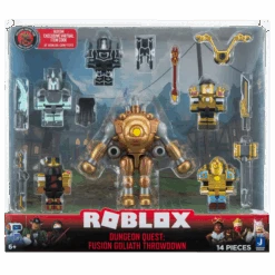 JAZWARES Roblox Mix & Match - Dungeon Quest: Fusion Goliath Throwdown ROB0496