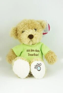 Schaffer 2180 Teddy Luca Mit T-Shirt "Ich Bin Dein Trostbär!" Ca 18cm Plüsch -Nici Günstiges Plüsch Geschäft Schaffer 2180 Teddy Luca mit Shirt 1