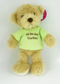Schaffer 2180 Teddy Luca Mit T-Shirt "Ich Bin Dein Trostbär!" Ca 18cm Plüsch -Nici Günstiges Plüsch Geschäft Schaffer 2180 Teddy Luca mit Shirt 2