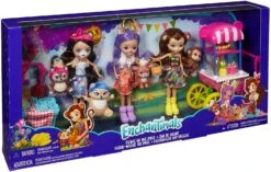 MATTEL Enchantimals Figurenset - Picknick Im Park Mit 7 Figuren Und Zubehör FVJ80