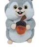 Eichhörnchen Mit Nuss Stofftier Plüsch Kuscheltier Ca. 38cm - Grau 3785