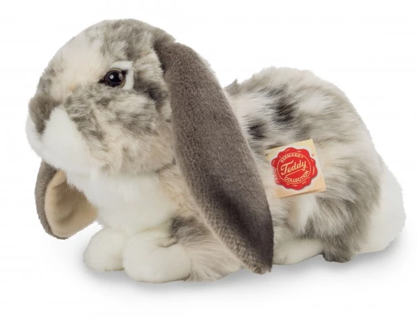 Teddy Hermann 93797 Widderkaninchen Liegend Grau-weiß 30cm Plüsch Kuscheltier 1 Teddy Hermann 93797 Widderkaninchen Liegend Grau-weiß 30cm Plüsch Kuscheltier