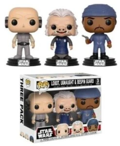 FUNKO POP! Exclusive Star Wars 3er Set Lobot, Ugnaught, Bespin Guard Vinyl